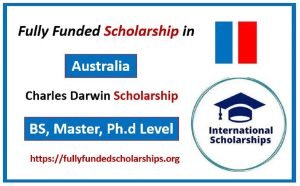 Charles Darwin Fully Funded Scholarship for 2024