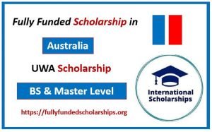 University of Western Australia Fully Funded Scholarship 2024