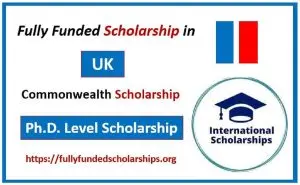 Commonwealth PhD Fully Funded Scholarships 2026