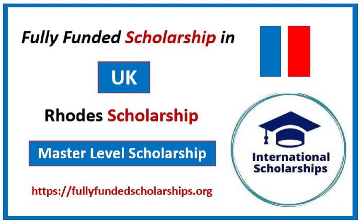 Rhodes Fully Funded Scholarship for 2024